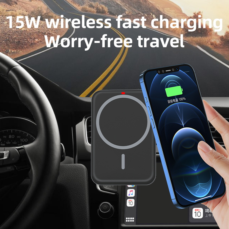 Magnetic Car Wireless Charger Mount (3)