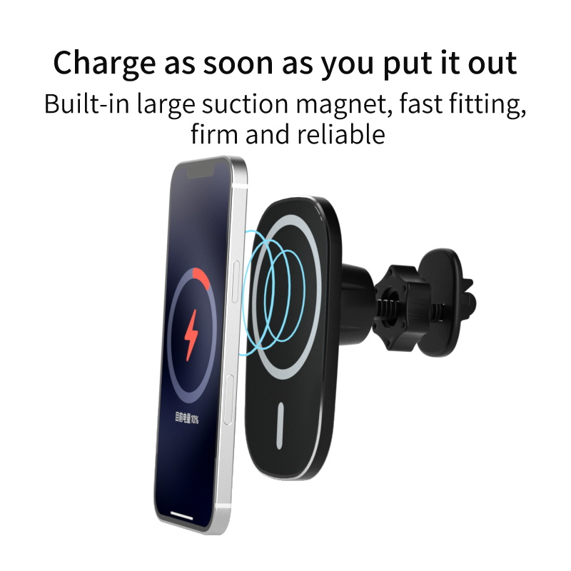 Magnetic Car Wireless Charger Mount (3)