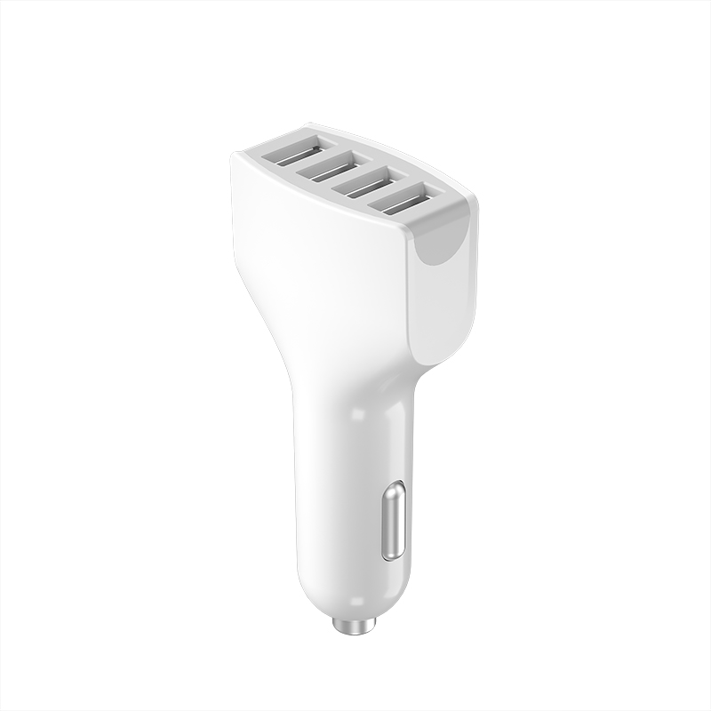 4-port USB car charger