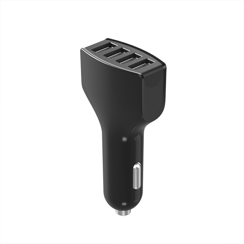 4-port USB car charger