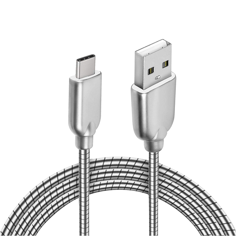 Durable Metal USB A to Type C Cable